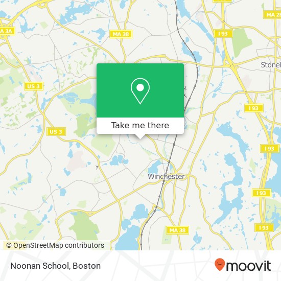 Mapa de Noonan School