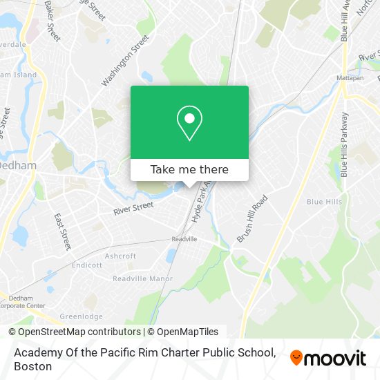 Mapa de Academy Of the Pacific Rim Charter Public School