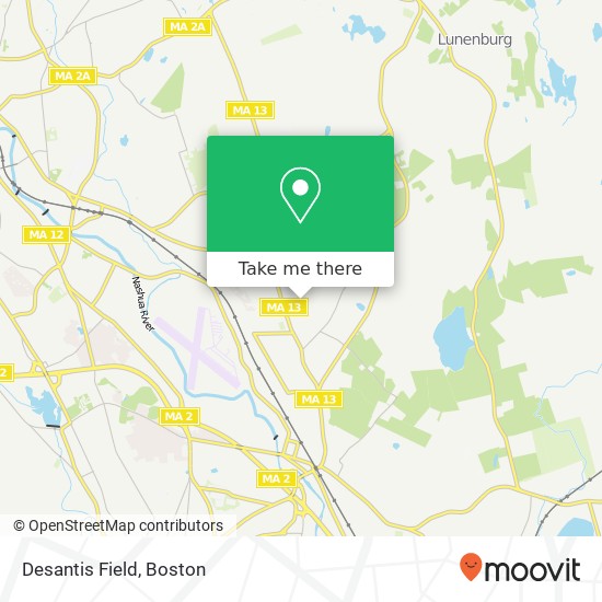 Desantis Field map