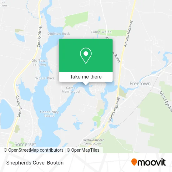 Shepherds Cove map