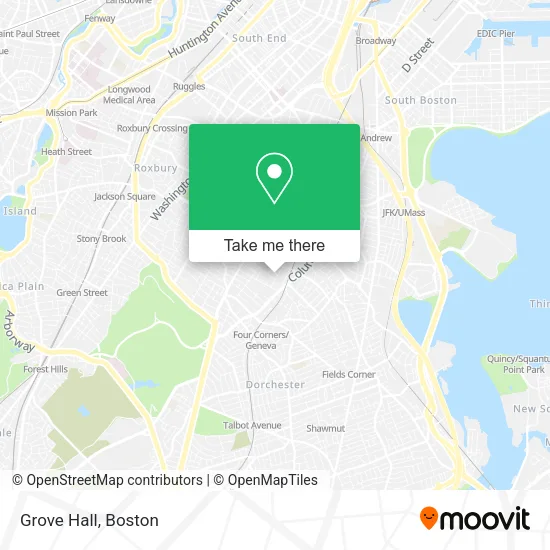 Grove Hall map