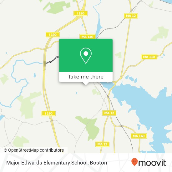 Major Edwards Elementary School map