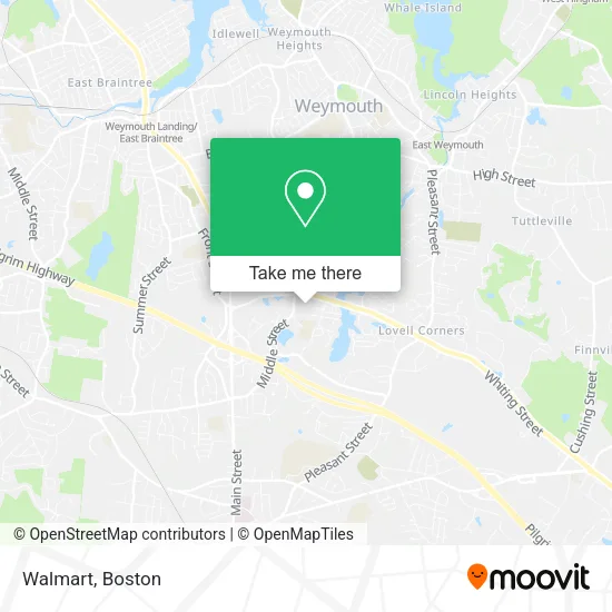 Mapa de Walmart