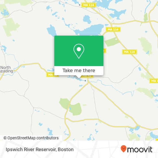 Mapa de Ipswich River Reservoir