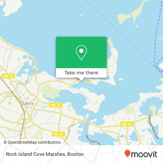 Mapa de Rock Island Cove Marshes