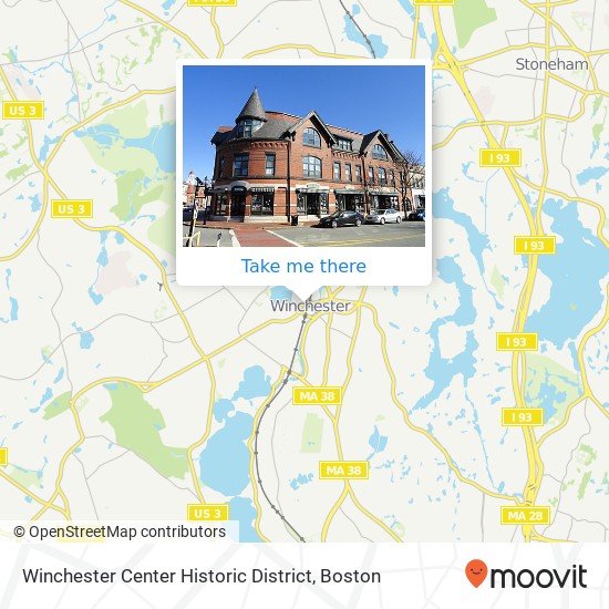 Mapa de Winchester Center Historic District