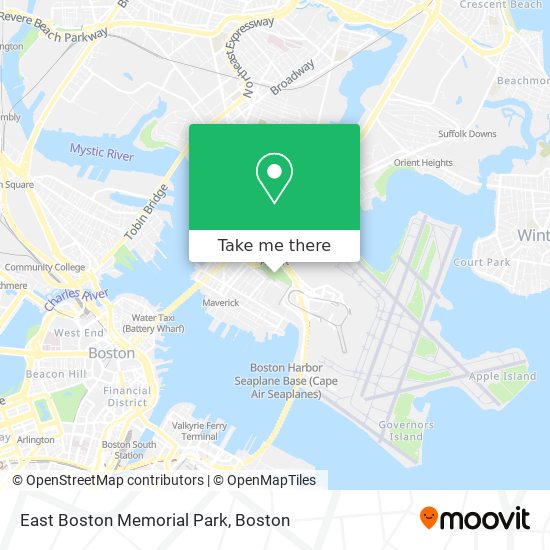 East Boston Memorial Park map