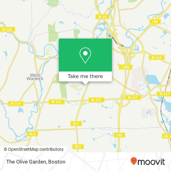 Mapa de The Olive Garden
