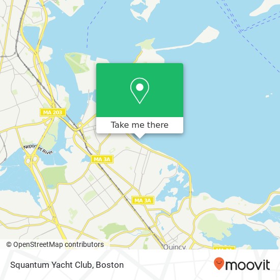 Mapa de Squantum Yacht Club