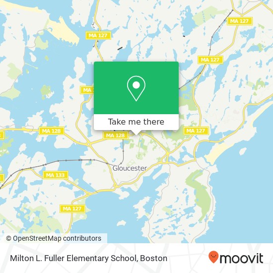 Milton L. Fuller Elementary School map