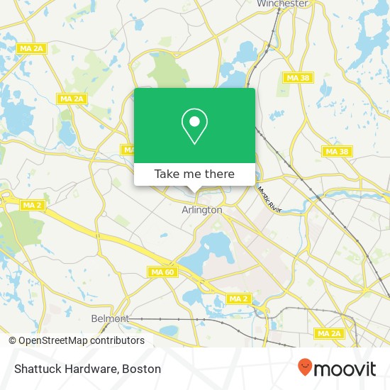 Mapa de Shattuck Hardware