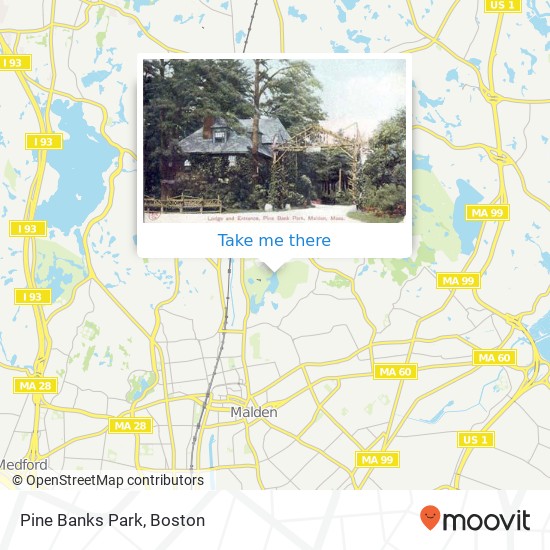 Pine Banks Park map