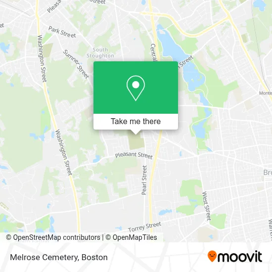 Melrose Cemetery map