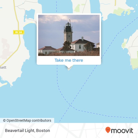 Mapa de Beavertail Light