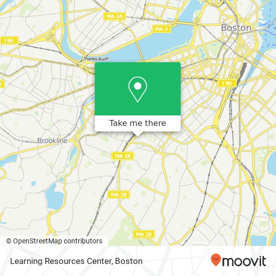 Mapa de Learning Resources Center