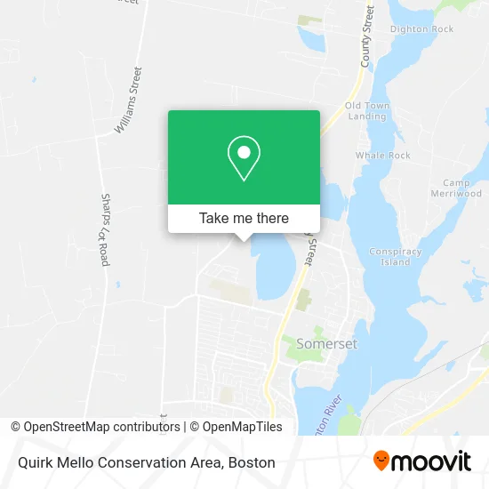 Quirk Mello Conservation Area map