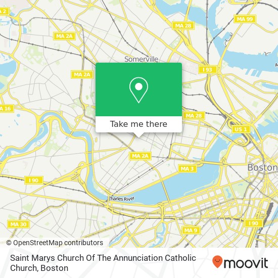 Mapa de Saint Marys Church Of The Annunciation Catholic Church