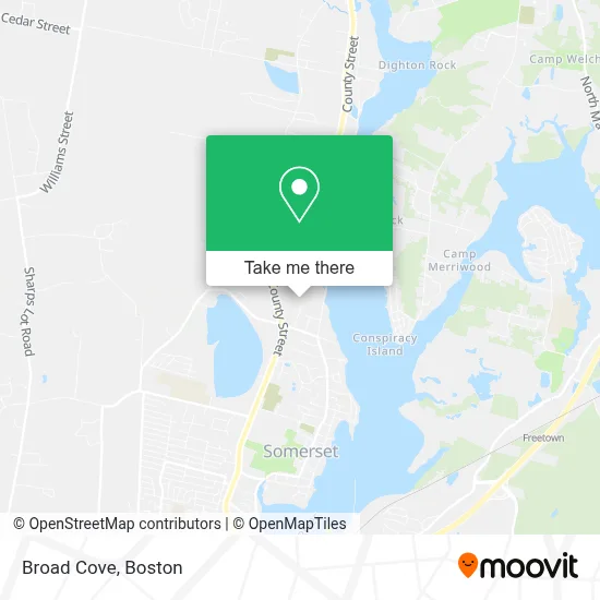 Broad Cove map
