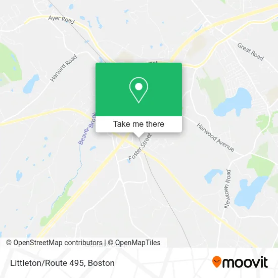 Littleton/Route 495 map