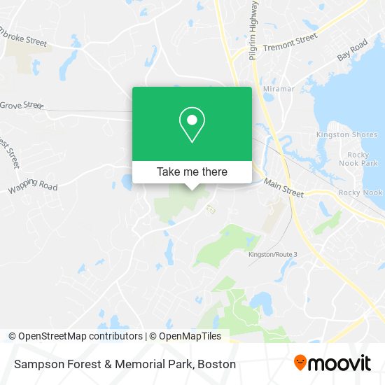 Sampson Forest & Memorial Park map