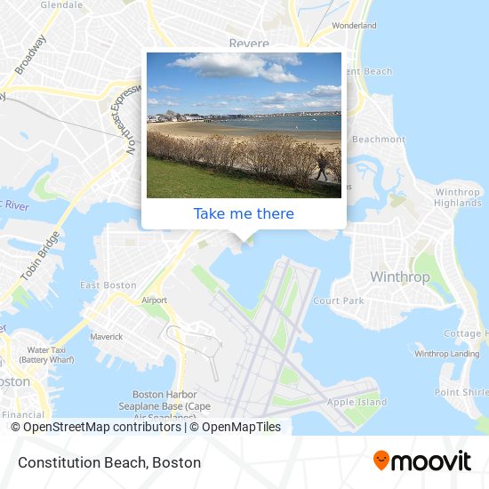 Constitution Beach map