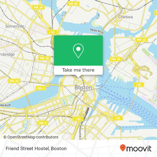 Friend Street Hostel map