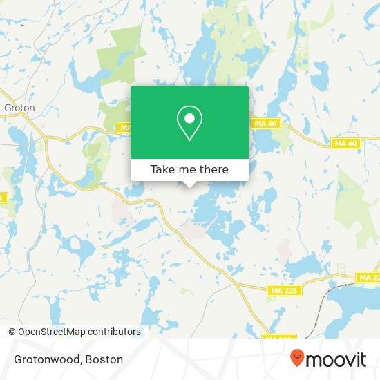 Grotonwood map