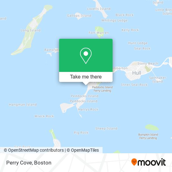 Mapa de Perry Cove