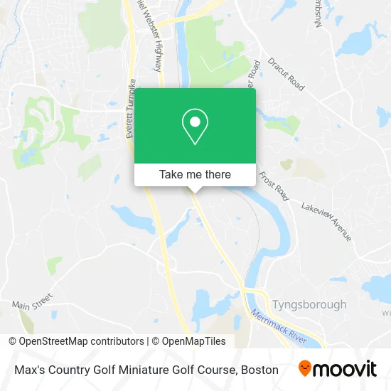 Max's Country Golf Miniature Golf Course map