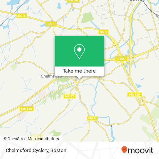 Chelmsford Cyclery map