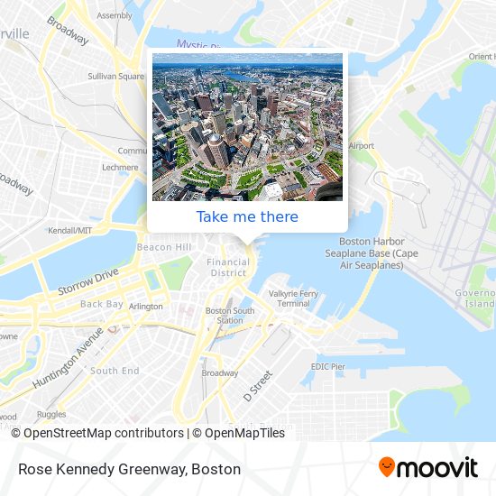 Rose Kennedy Greenway map