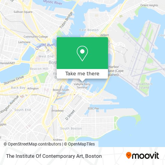 The Institute Of Contemporary Art map