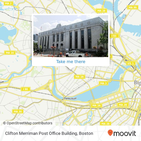 Mapa de Clifton Merriman Post Office Building