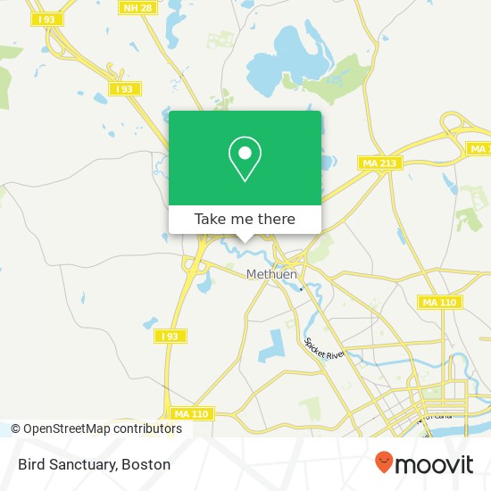 Bird Sanctuary map