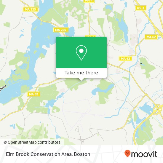 Elm Brook Conservation Area map