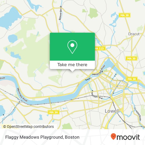 Flaggy Meadows Playground map