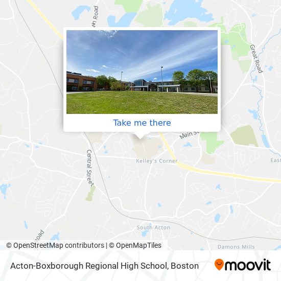 Acton-Boxborough Regional High School map