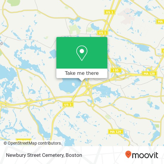 Mapa de Newbury Street Cemetery