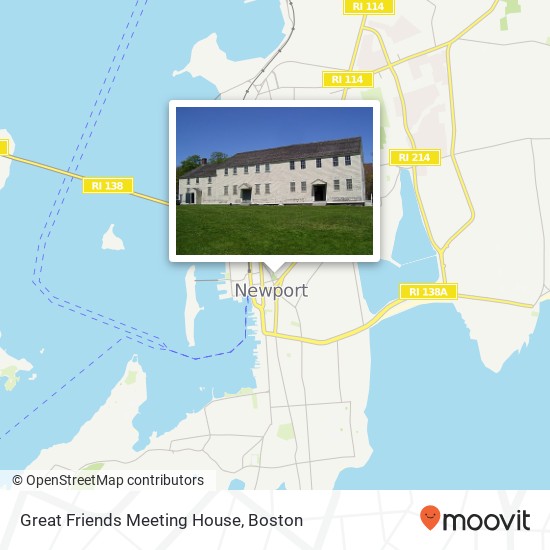 Great Friends Meeting House map