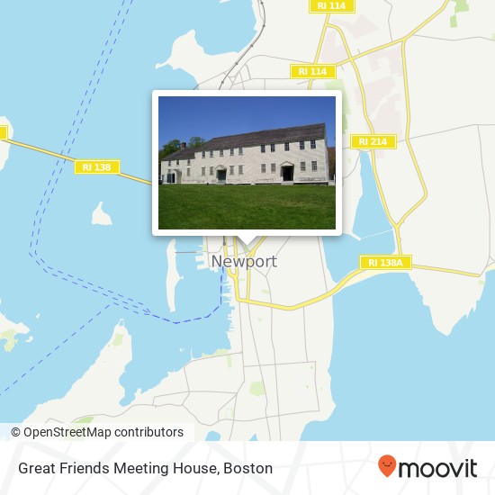 Mapa de Great Friends Meeting House