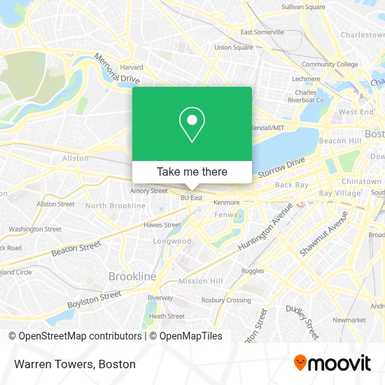 Warren Towers map