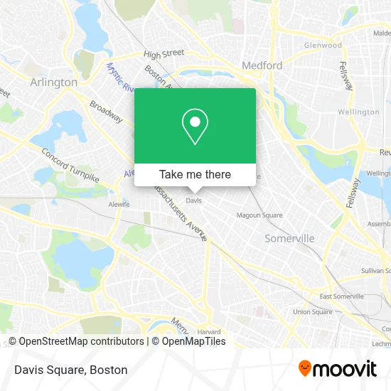 Davis Square map