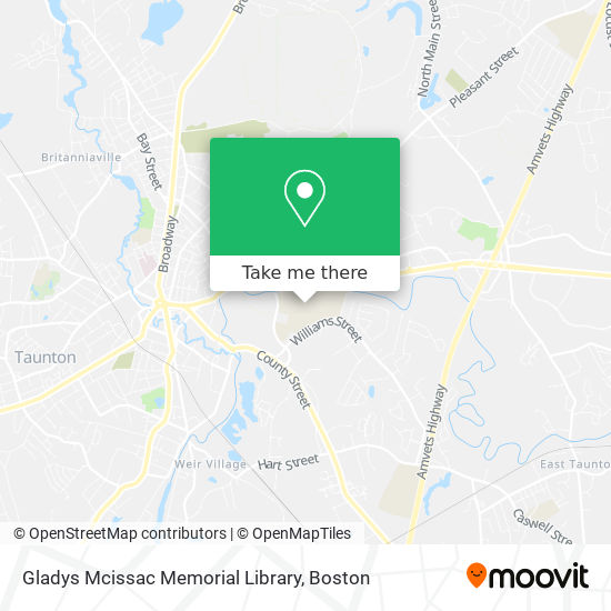 Mapa de Gladys Mcissac Memorial Library