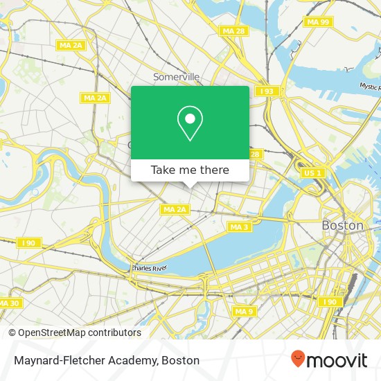 Mapa de Maynard-Fletcher Academy