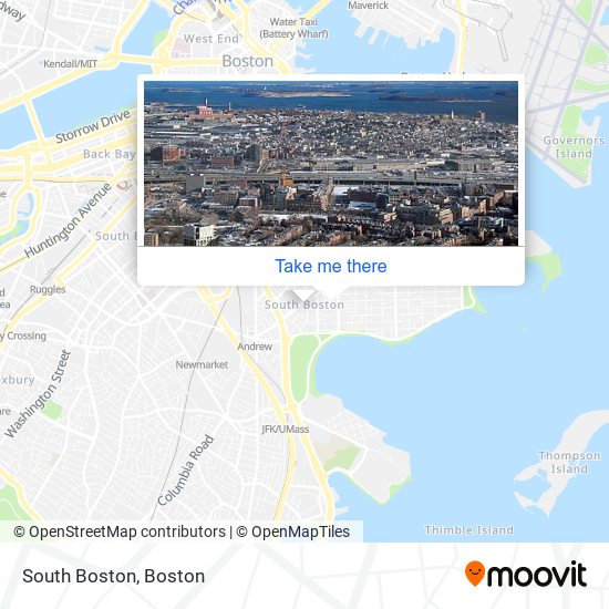 Mapa de South Boston