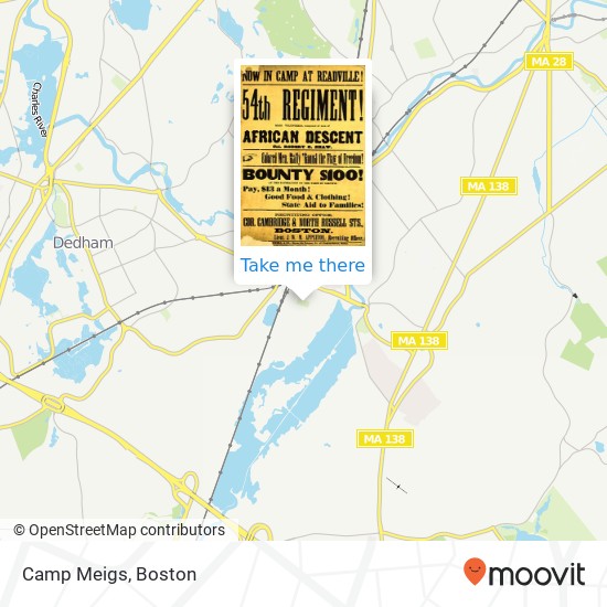 Mapa de Camp Meigs