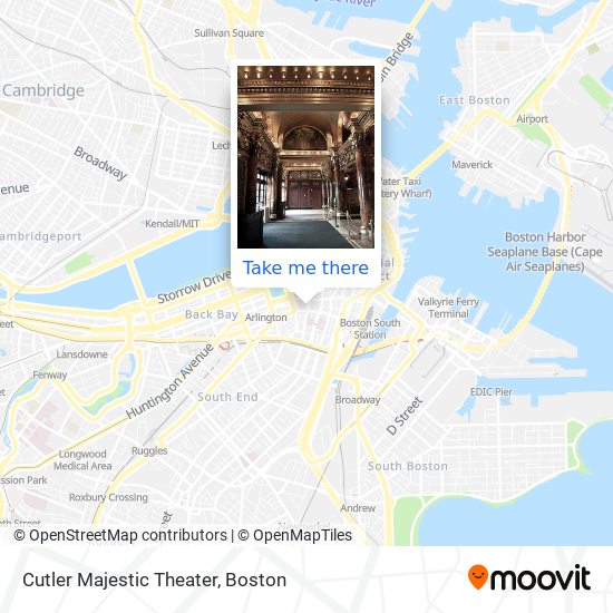 Cutler Majestic Theater map