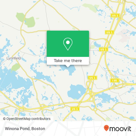 Mapa de Winona Pond
