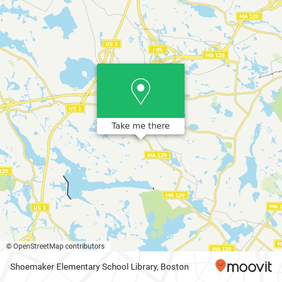 Mapa de Shoemaker Elementary School Library