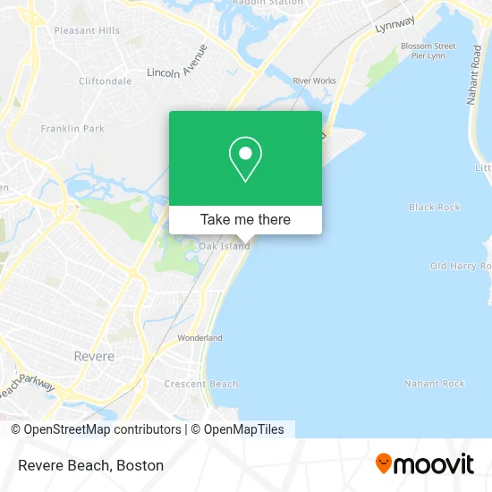 Revere Beach map